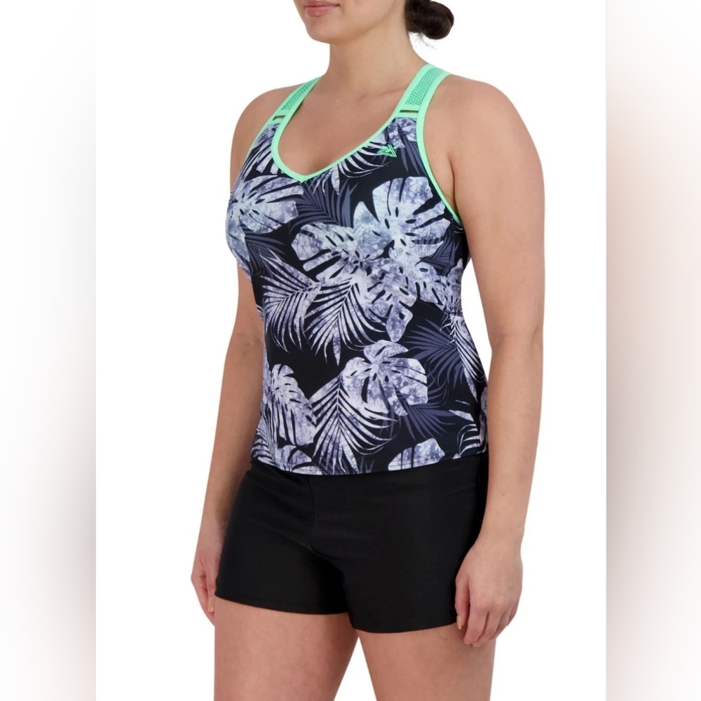 ZeroXposur Ladies O-Ring Action Tankini Swimsuit